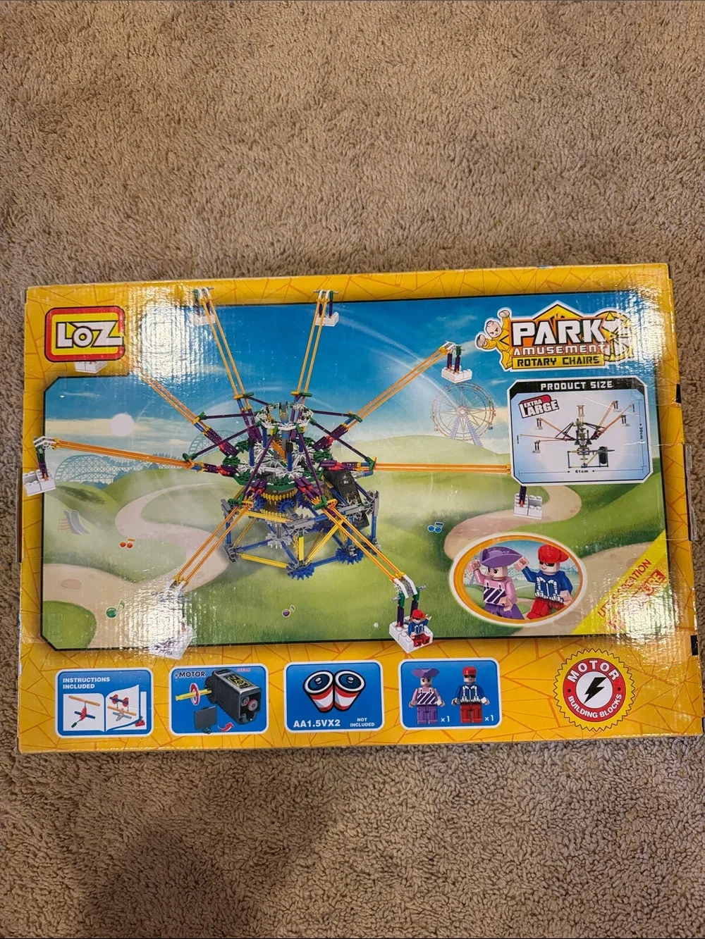 New! Loz Park Amusement Rotary Chairs